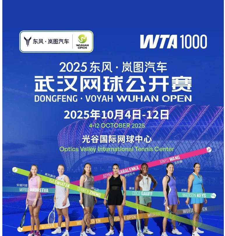 武漢網球公開賽：網壇巨星雲集江城，精彩賽事不容錯過