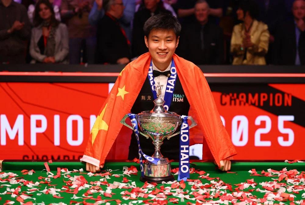 趙心童職業生涯4次進決賽全部奪冠