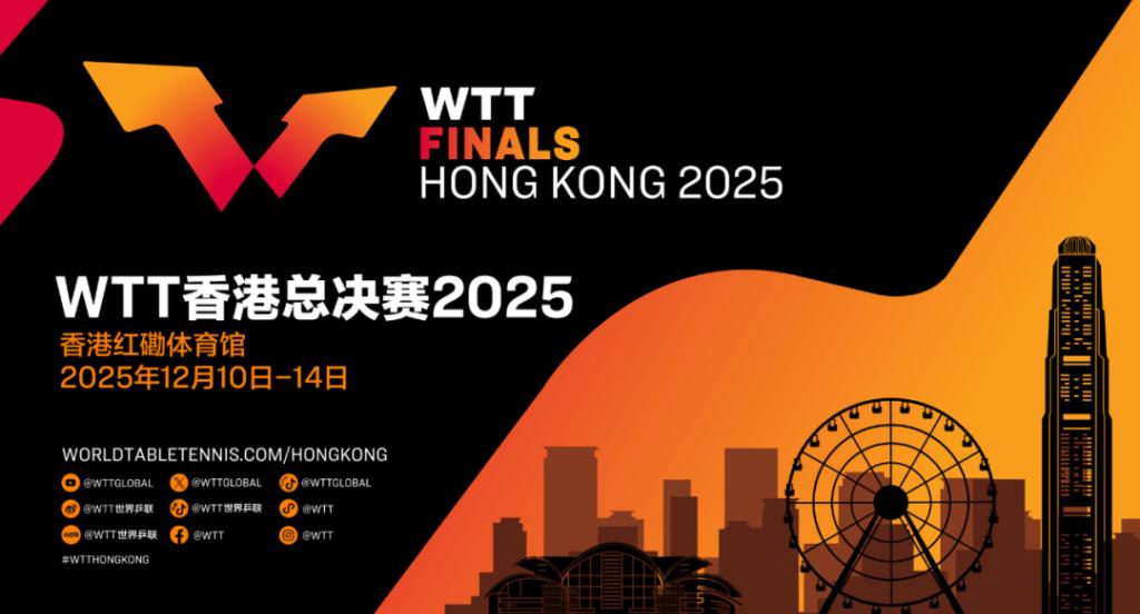 2025年WTT香港總決賽賽程全攻略：海外點樣睇CCTV同咪咕直播？