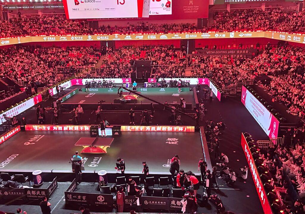 成都混合團體世界盃場館內部視角及座位示意圖