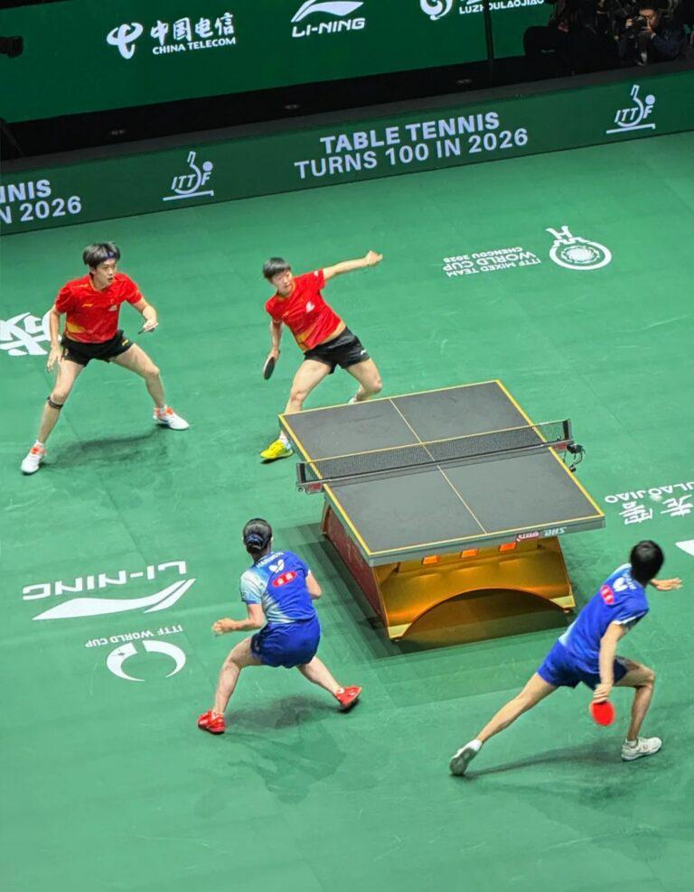 國乒混團世界盃激戰連場，海外華人點樣睇？12月6日中日對決定四強生死