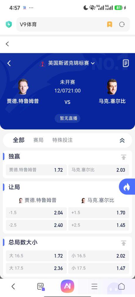 英錦賽決賽賽程與觀賽平台資訊圖