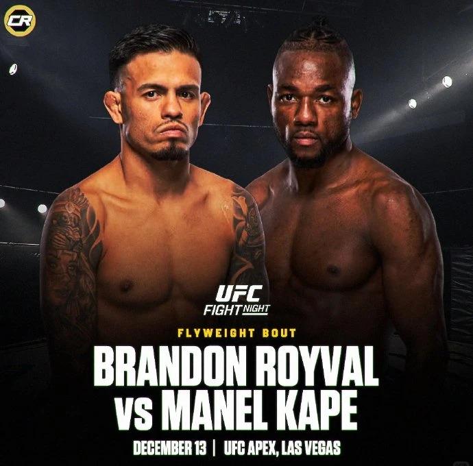 UFC蠅量級選手對陣示意圖