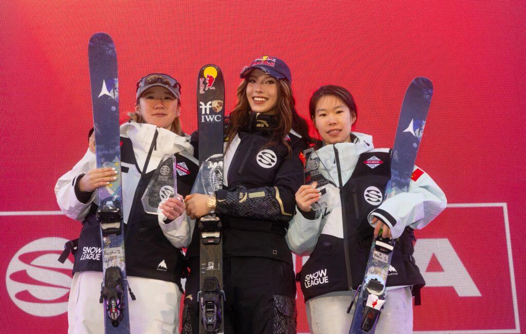 谷愛凌在賽場上的精彩瞬間